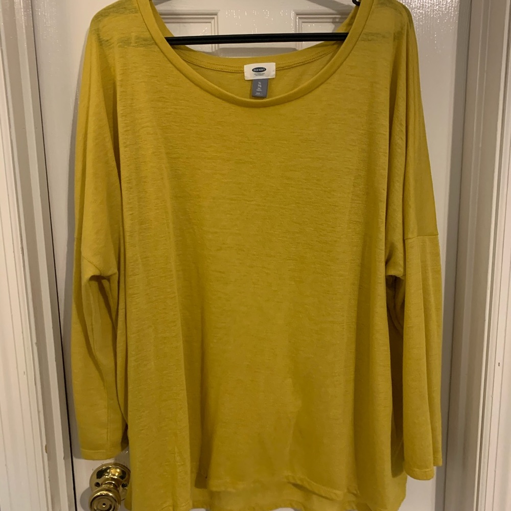 Old Navy XL mustard long sleeve